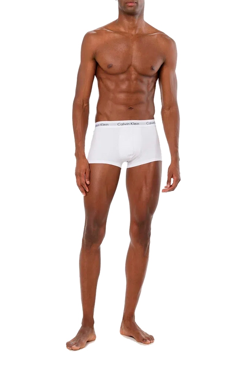 Cueca Boxer Cotton Strech Low Rise Trunk Original C12.11 Calvin Klein  Branco - Luvidi Calçados e Acessórios