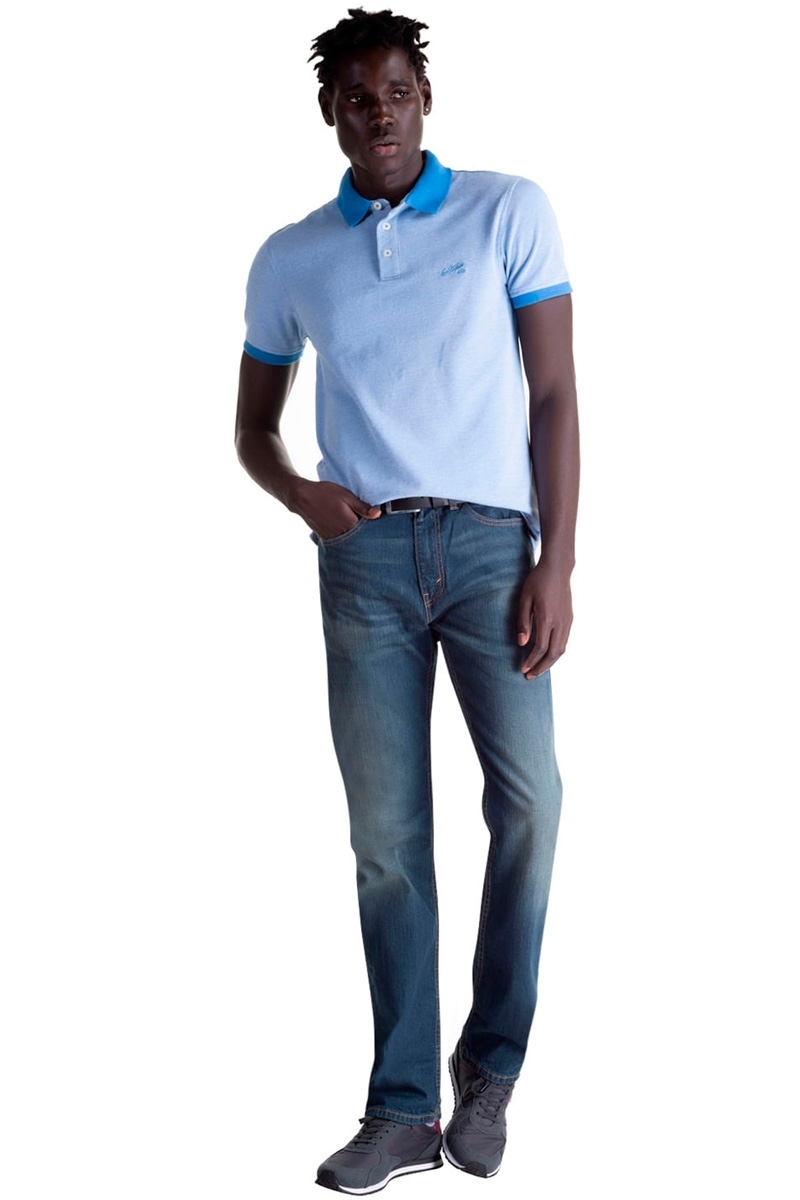 Calça Jeans Levi's 505 Regular Masculina Jeans Azul Médio