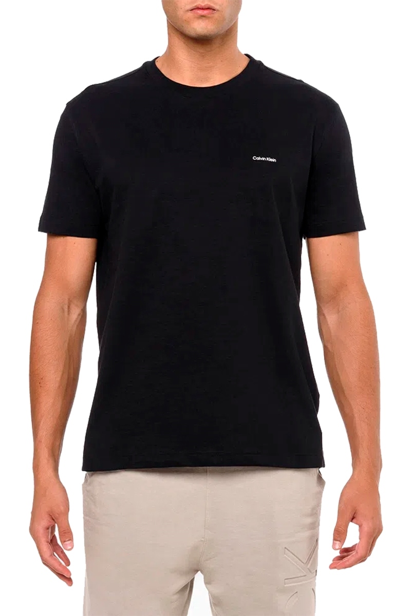 Camiseta Calvin Klein Logo Masculina Preto