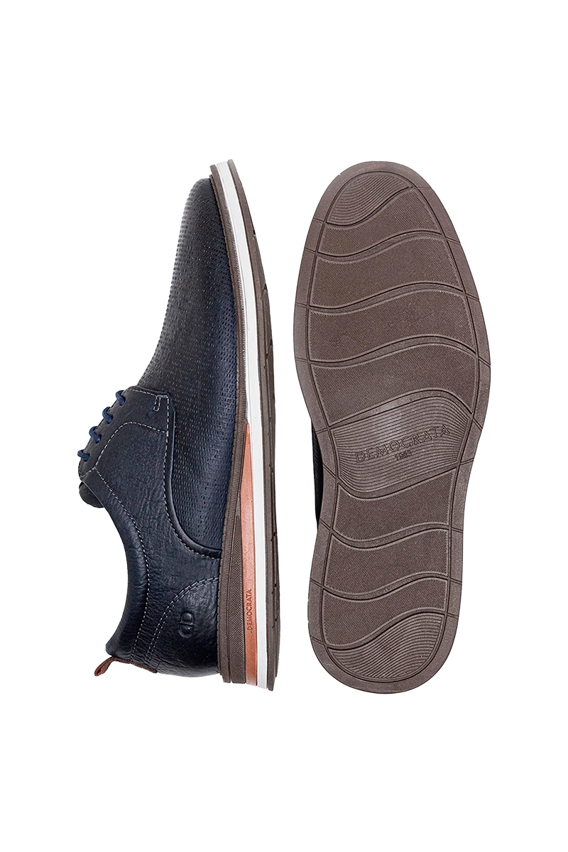 Sapato democrata shop azul