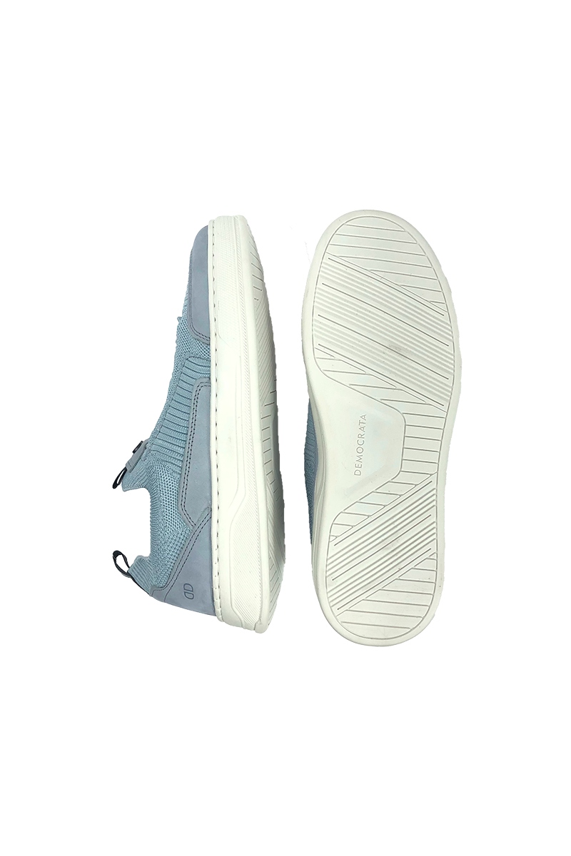 Sapat nis Democrata Denim Bold Masculino Azul Claro