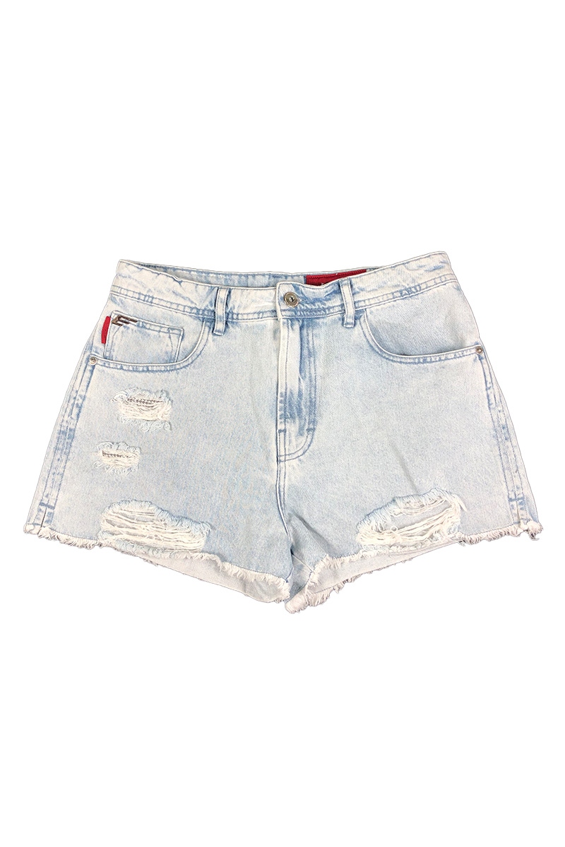 Bermuda Ellus Dark indigo Elastic H Lola Feminina Jeans Claro