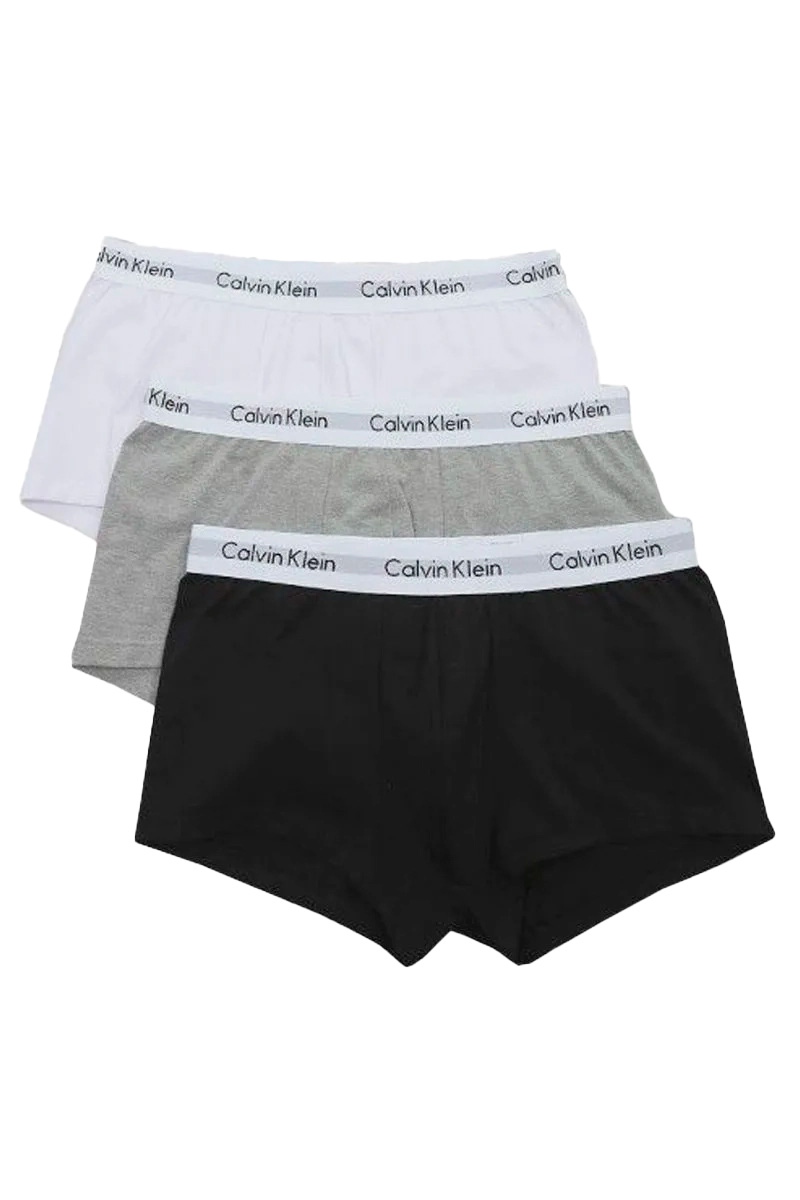 Kit 3 Cuecas Calvin Klein Jeans Underwear Low Rise Trunk Masculina Multi