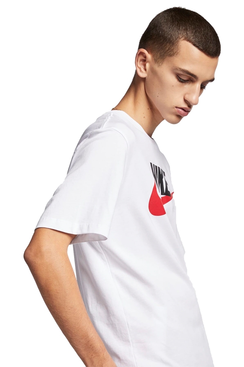 Camiseta Nike Sportswear Tee Icon Futura Masculina Branco