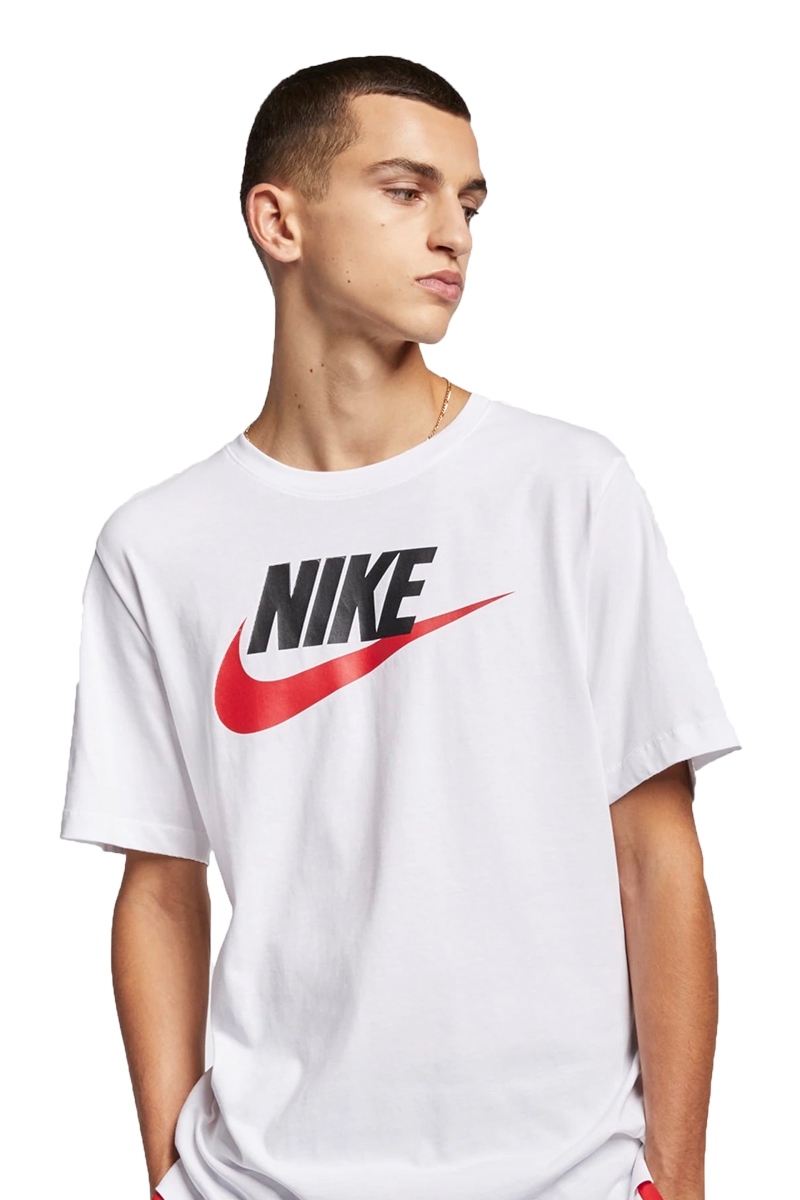 Camiseta Nike Sportswear Tee Icon Futura Masculina Branco