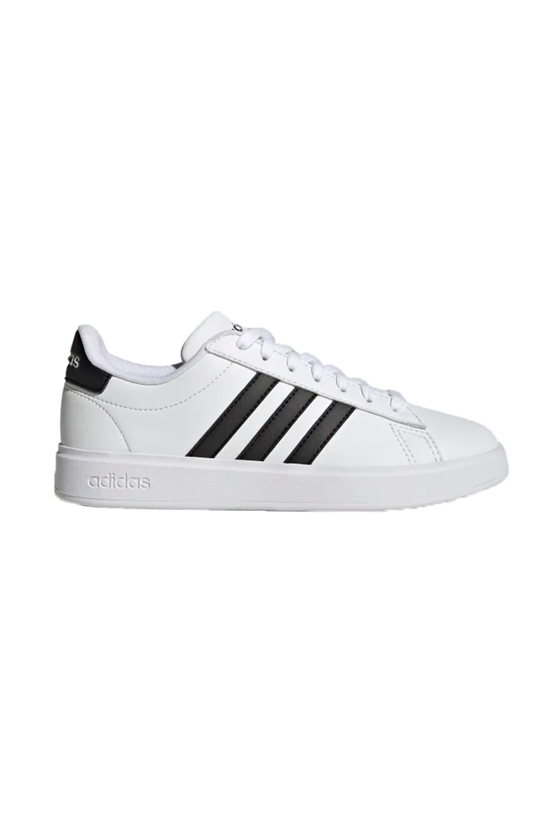 Tênis adidas branco com listras pretas 2025