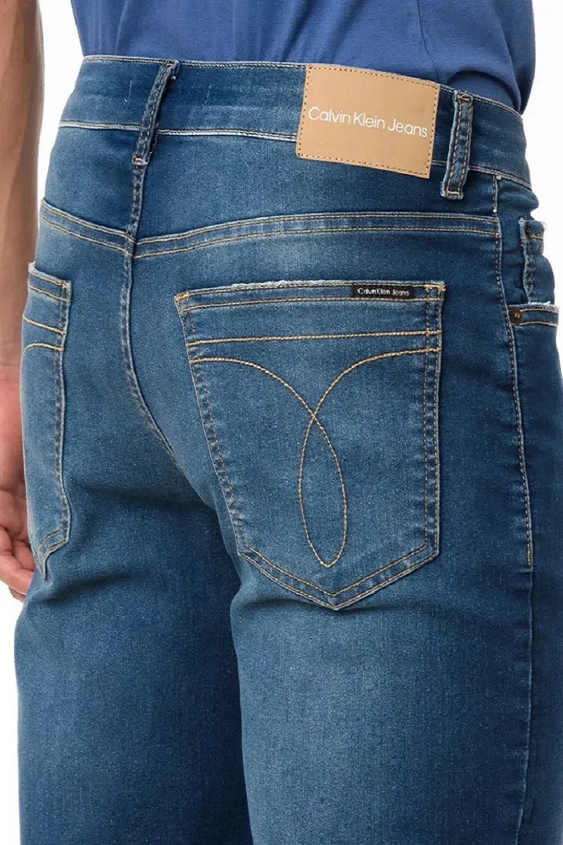 Calça jeans calvin deals klein masculina tradicional