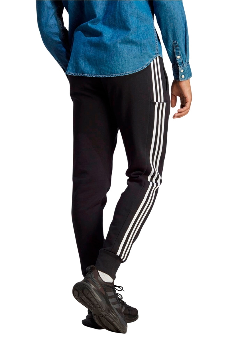 Calça Adidas Essentials 3 Listras Masculina Preto