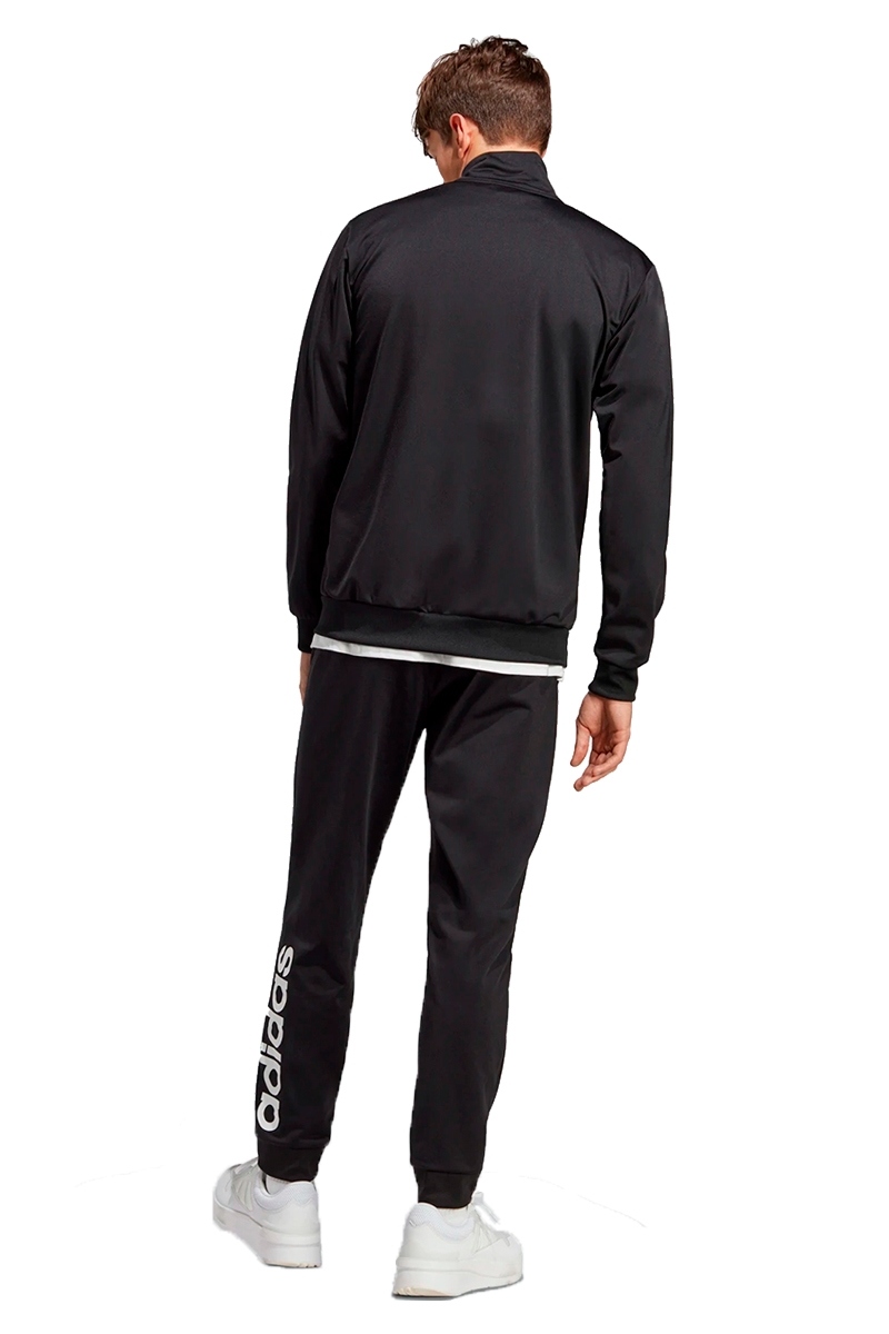 Conjunto Agasalho Adidas Linear Logo Masculino Preto