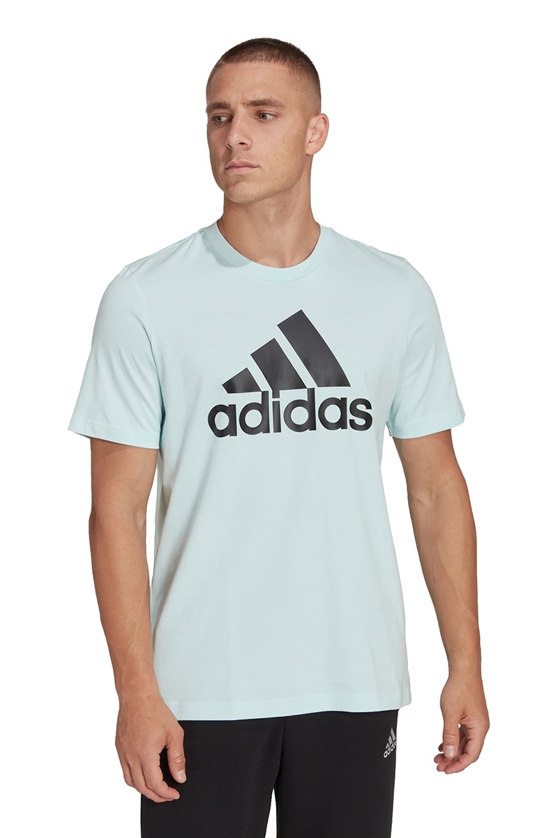 Camiseta Adidas Essentials Big Logo Masculina Azul Claro