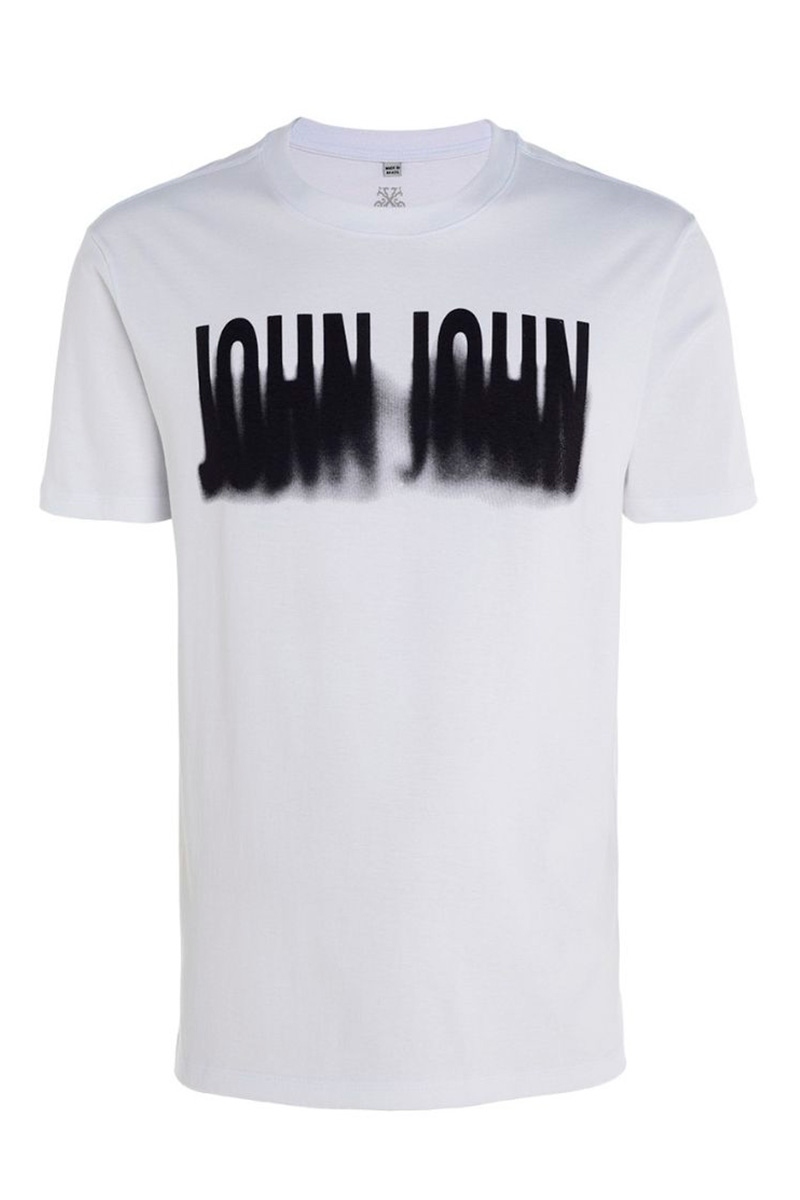 Camiseta John John Logo Masculina - Branco