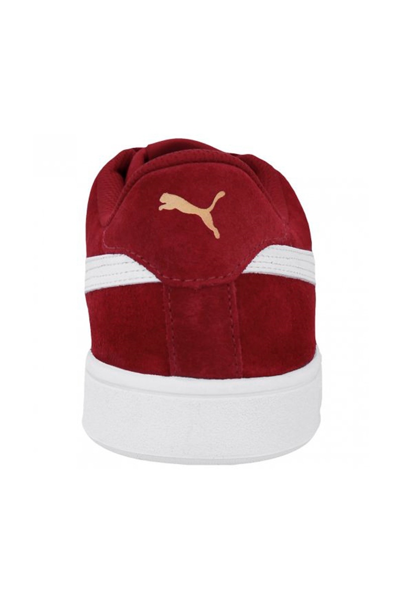 Tênis couro puma smash v2 bdp vermelho clearance