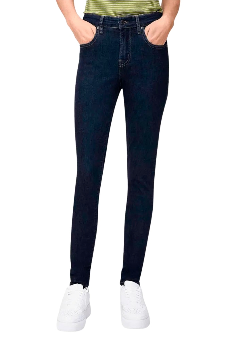 Calça Jeans Levi's 721 High Rise Skinny Feminina Jeans Blue Escuro