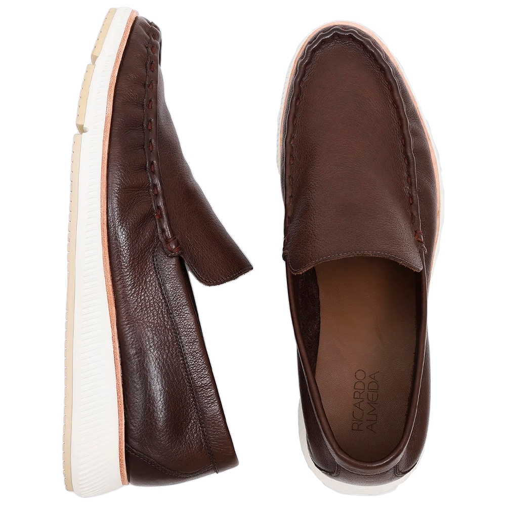Mocassim discount marrom masculino