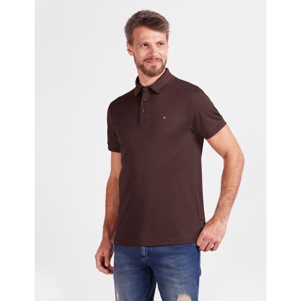 Camisa polo cafe on sale