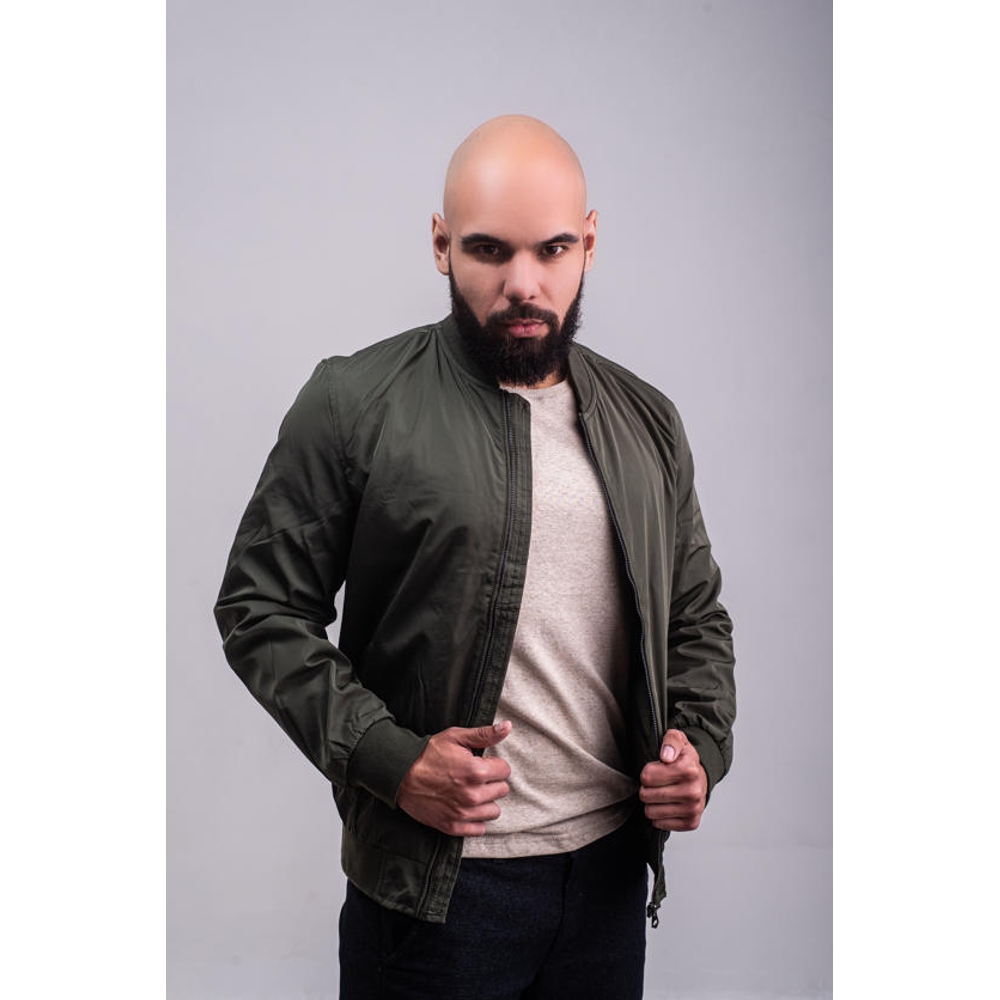 Sobretudo de nylon masculino top