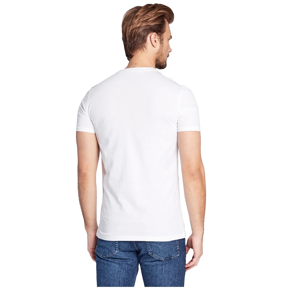 Camiseta Calvin Klein Jeans Masculina Egyptian Cotton CKJ Camo Branco