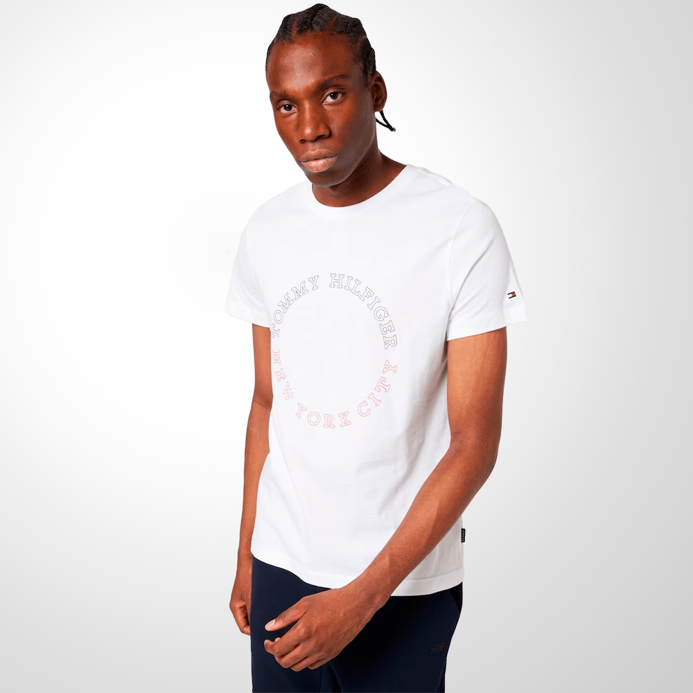 Camisa branca shop tommy hilfiger