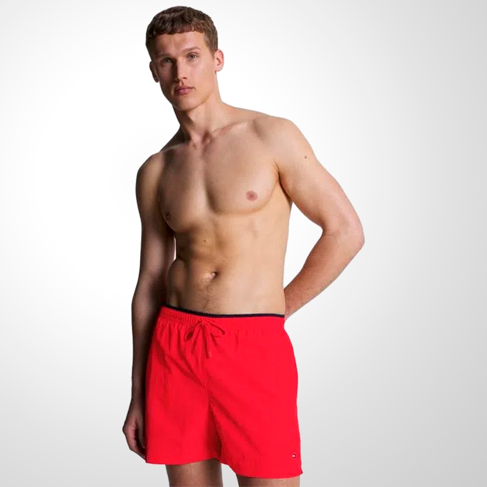Bermuda tommy hilfiger vermelha new arrivals