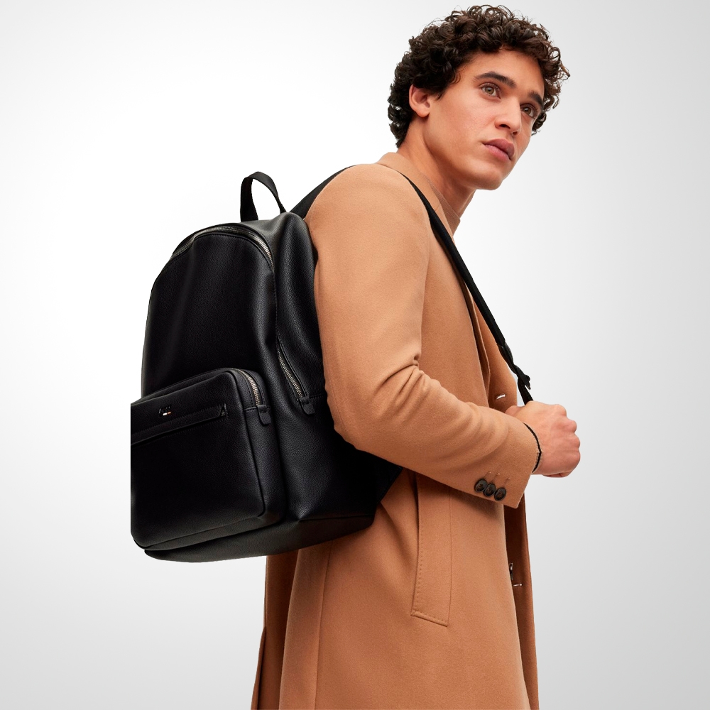 MOCHILA PRETA HUGO BOSS