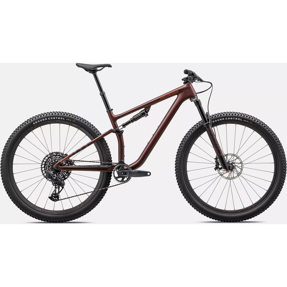 Bicicleta Specialized Epic Evo Expert Vinho e Laranja