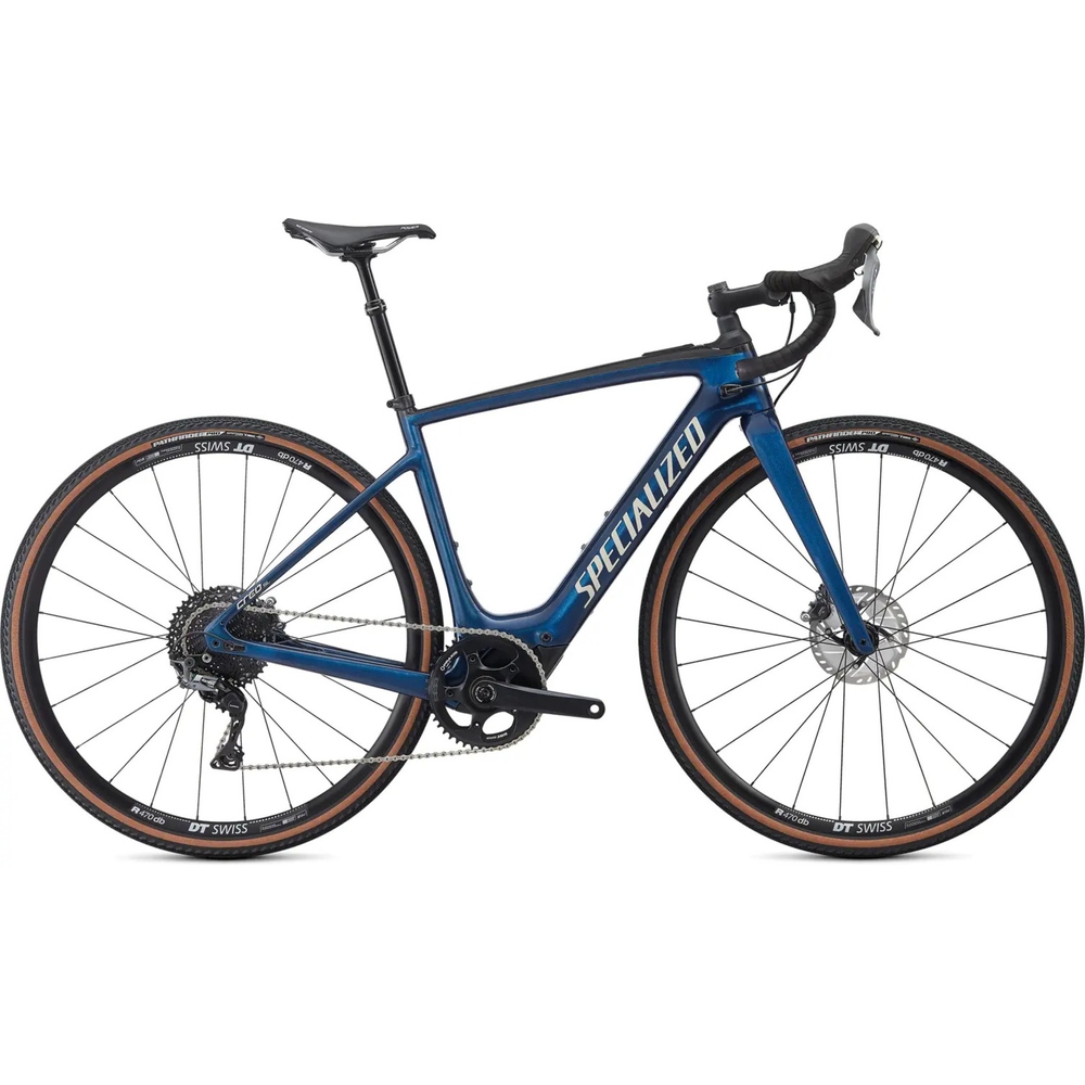Bicicleta Specialized Turbo Creo SL Comp Carbon EVO Azul e Branco
