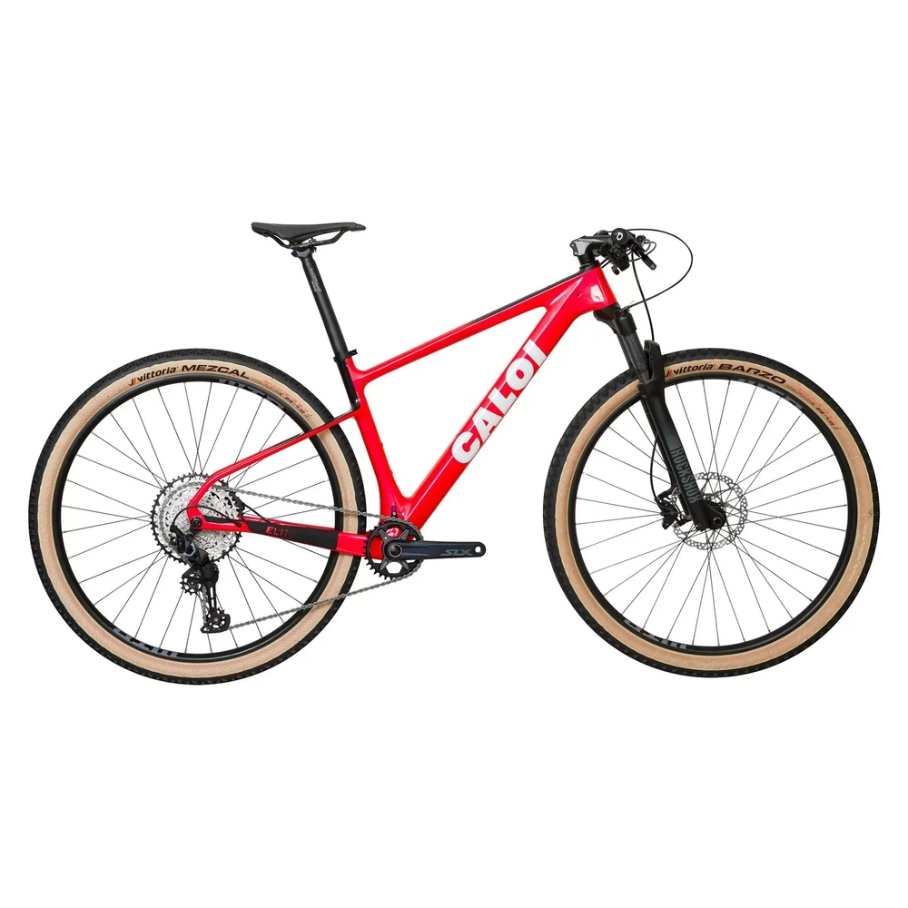 Bicicleta Caloi Elite Carbon Sport 2025 Vermelha