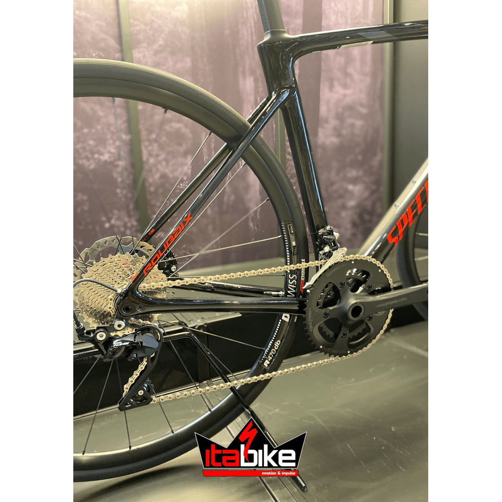 Bicicleta Specialized Roubaix Sport Preto e Vermelho