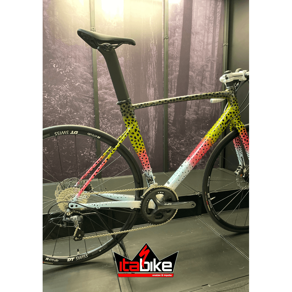 Quadro Specialized Allez Sprint Disc Musgo e Rosa