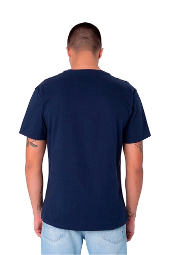 Tommy Hilfiger LOGO TEE - Camiseta estampada - blue/azul marino 