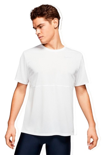 Camiseta Nike Dri Fit Breathe Run Masculina Branco