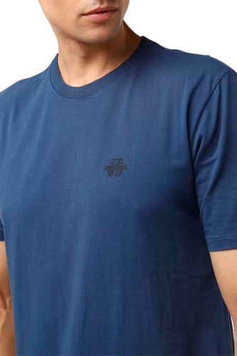 Camiseta John John Rg Flame Transfer Masculina Azul Escuro - Compre Agora