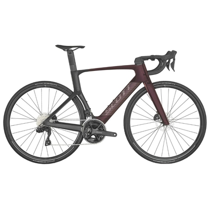 Bicicleta Scott Foil RC30 Vinho e Preta