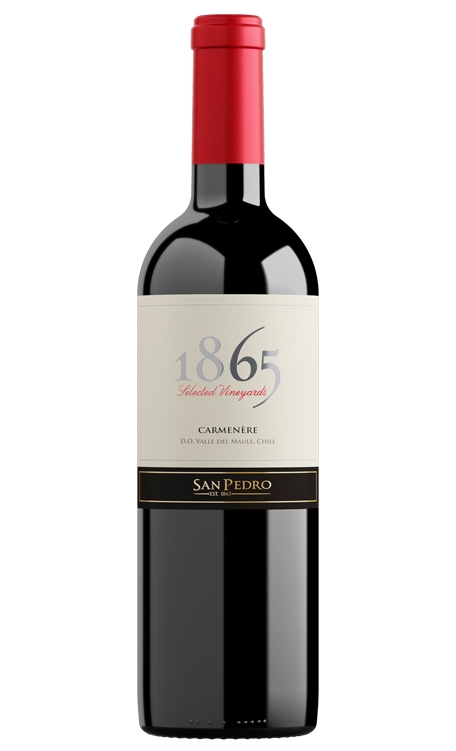 Vinho San Pedro Tinto Seco Chile 1865 Single Vineyard Carménère 750ml