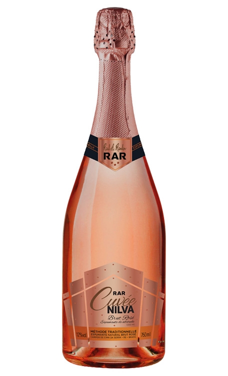 Espumante RAR Cuvée Nilva Brut Rosé Método Tradicional 750ml