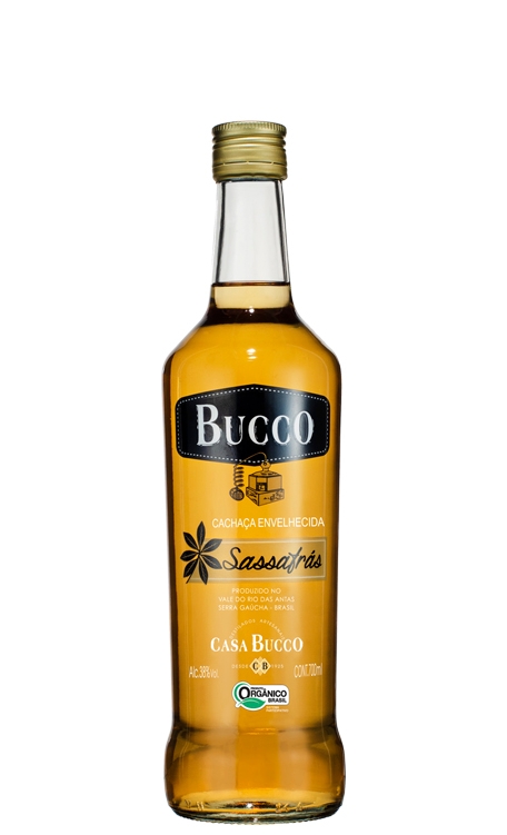 Cachaça Casa Bucco Sassafrás 700ml