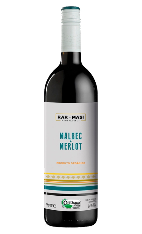Vinho RAR Masi Malbec | Merlot Orgânico 750ml