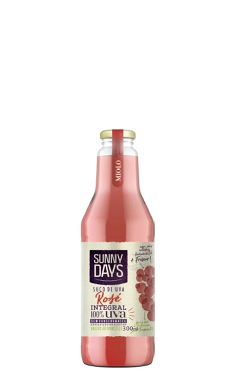 Suco de Uva Miolo Sunny Days Integral Rosé 300ml