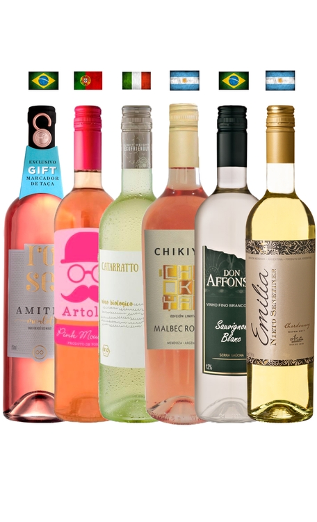 Combo Brancos e Rosés (6 garrafas)