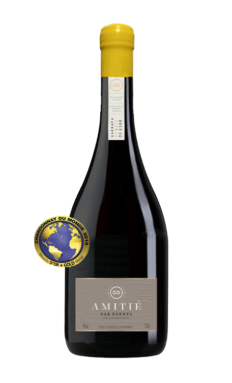 Vinho Amitié Branco Seco Brasil Oak Barrel Chardonnay 750ml