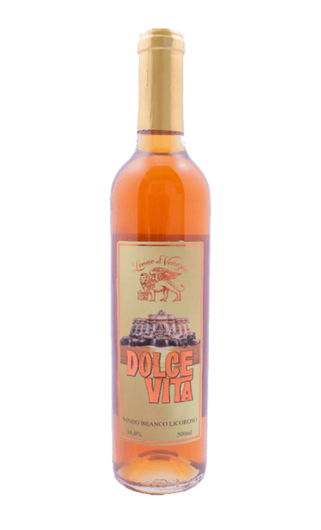 Vinho Leone Di Venezia Rosé Suave Brasil Licoroso Gewurztraminer 500ml