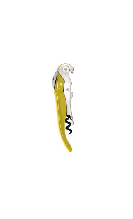 Saca-Rolha dois estágios Pulltex ClickCut (amarelo)