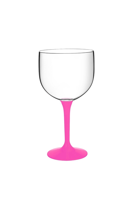 Taça para Gin Boccati 550ml (haste rosa)