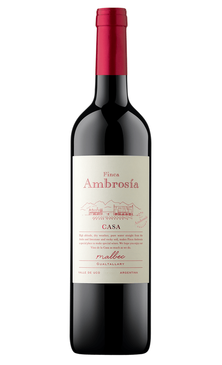 Vinho Finca Ambrosia Tinto Seco Argentina Casa Malbec 750ml
