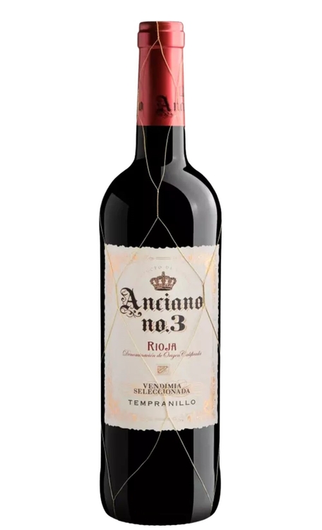 Vinho Anciano 3 Anos Crianza Tempranillo 750ml