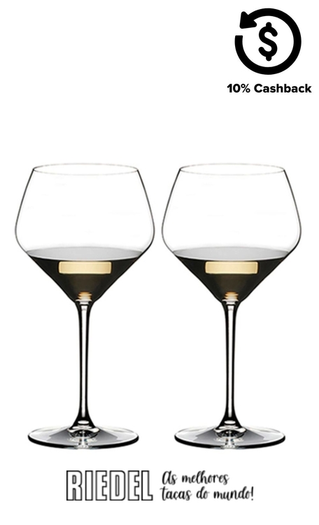 Conjunto 2 Taças Riedel Heart to Heart Oaked Chardonnay