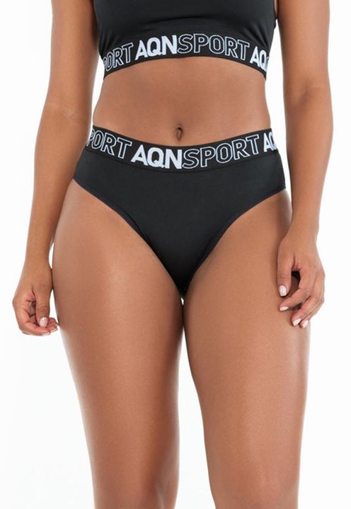 Panties Lace Strap Modeling AQN SPORT - BLACK