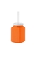 Copo Boccati Vintage 670ml com tampa e canudo (laranja)