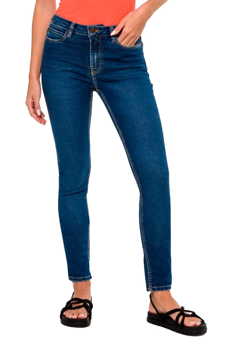 Calvin Klein Jeans HIGH RISE SHORT Azul / Claro - Entrega gratuita