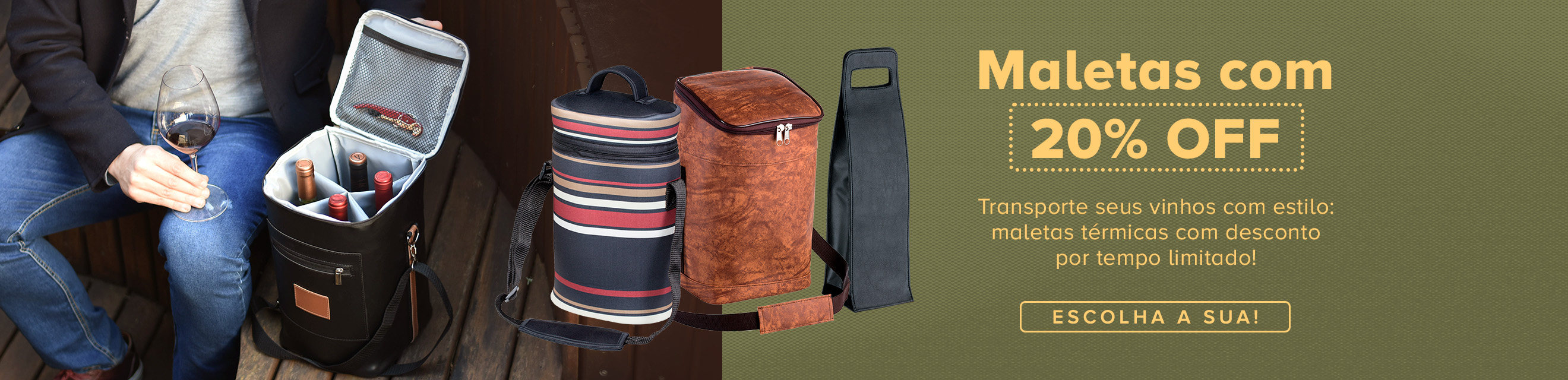 Maletas 20% Promoção